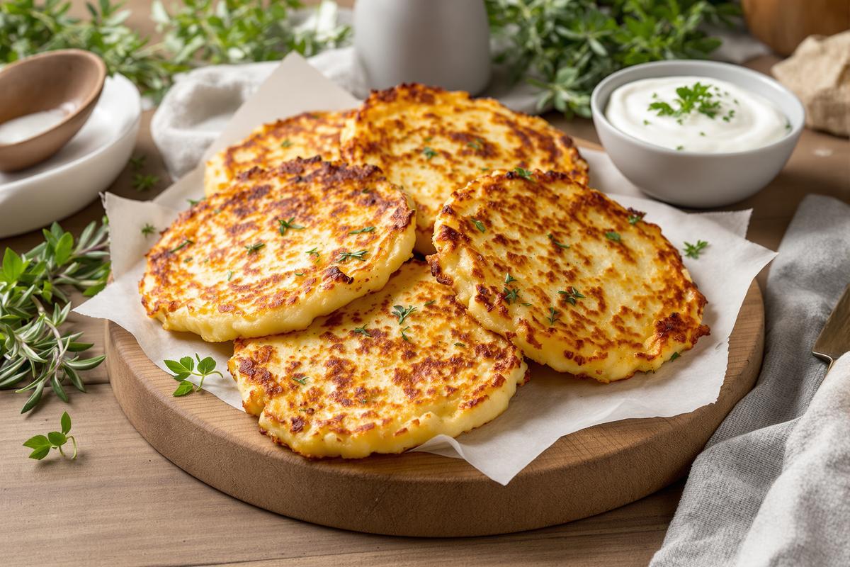 Croustillant doré et parfum d’enfance : la recette express de galettes de pommes de terre au four pour régaler toute la famille sans une goutte d’huile.jpg